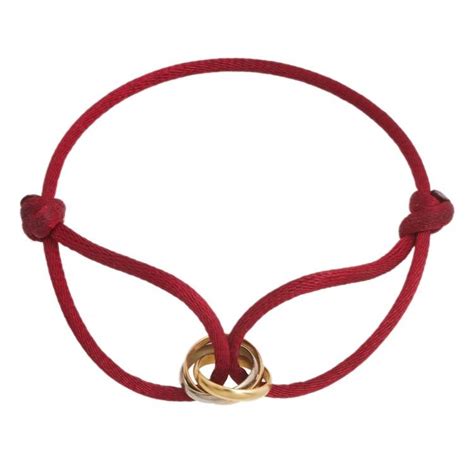 eternity bracelet cartier|trinity bracelet by cartier red.